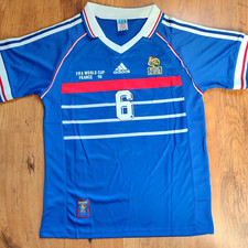 Maillot France Coupe du Monde 1998 Djorkaeff M - FFF 98 shirt