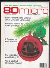 80 MICRO N°12. THE MAGAZINE FOR TRS-80 USER. 1982.