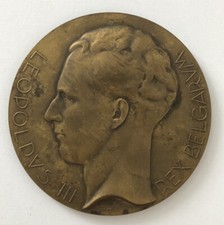 RARE MEDAILLE : LEOPOLD III