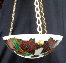 LUSTRE , PLAFONNIER en verre