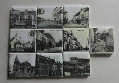 Fèves série cartes postales - cartes,