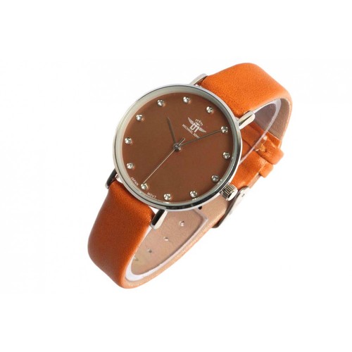 Montre femme strass marron - marron, et