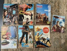Lot 7 Roman photos Star Ciné Aventures Bravoure 1960-70 Western Cowboy Pin-Up