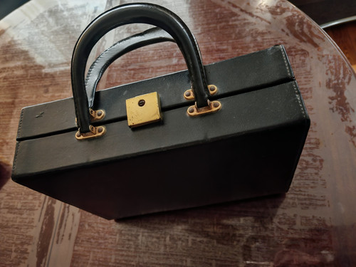 Vintage mallette sac vanity - mallette,