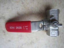 Vanne boisseau sphérique inox - poignée cadenassable - FF 1/2