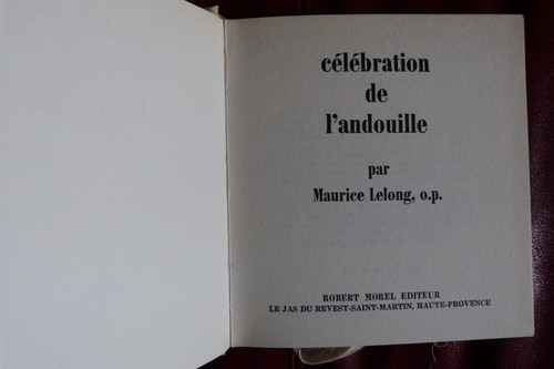 Célébration andouille - célébration, l'andouille