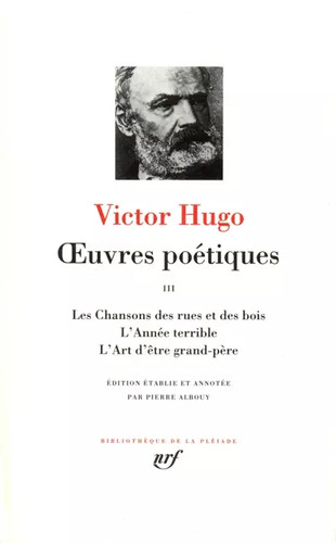 Hugo oeuvres poétiques - hugo, :