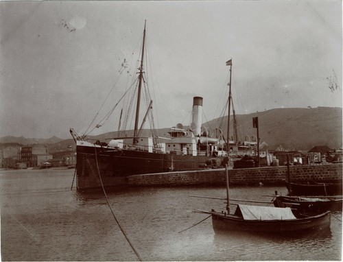 France 1908 navire vapeur - ca,
