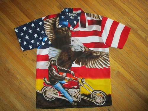 Patriotic biker club shirt - patriotic,