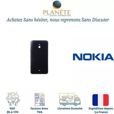 Cache Batterie Vitre Arrière Noir pour Nokia lumia 1320