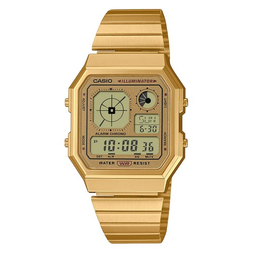 Casio montre doré digital - casio,