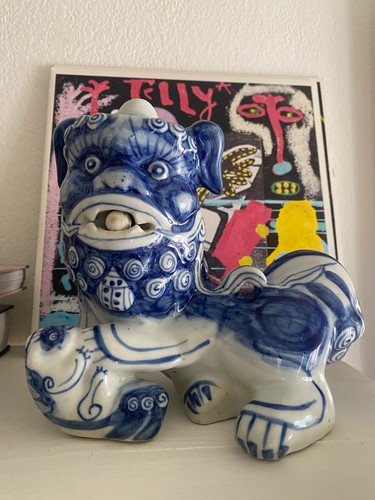 Paire chiens foo vintage - chiens,