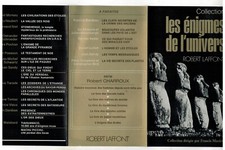PUB - ROBERT LAFFONT - LES ENIGMES DE L UNIVERS (197-) DIR. PAR FRANCIS MAZIERES