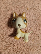 figurine petshop original Dog chien bull terrier  1095  pet shop lps
