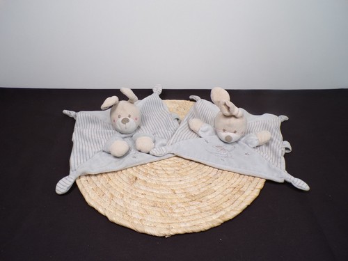 Doudous lapin bleu clair - -,