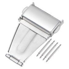 Montre Déployante Fermoir Bouton Boucle 22mm Largeur Bracelet Rallonge 