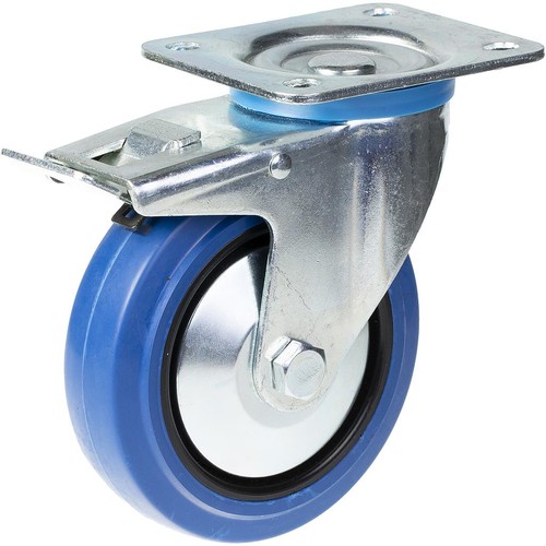 Roulette pivotante avec - , frein