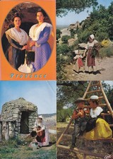 Lot de 4 cartes postales