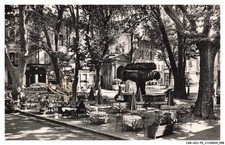 CAR-ACUP5-0318-13 - SALON-DE-PROVENCE - La fontaine moussue et la place crousi