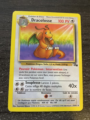 Dracolosse rare pokémon - dracolosse,