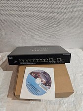 Switch Cisco SF302-08P – 8 ports PoE Cable alimentation non fourni - CD install