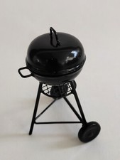 brasero, barbecue en fer miniature, maison de poupée  M1