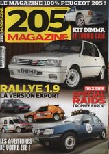 205 MAGAZINE 38 PEUGEOT 205 RALLYE 1.9 205 GT 205 DIMMA 205 4X4 DANGEL 110CH