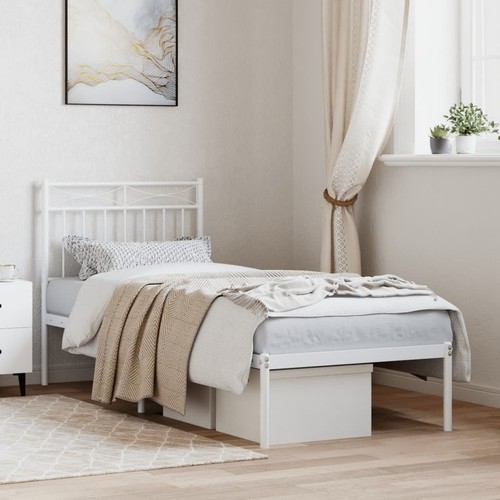 Cadre lit métal avec - cadre, tête
