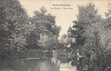 beton bazoches Le château, la pièce d'eau. 22774