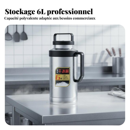 Seau glace carbonique - glace,