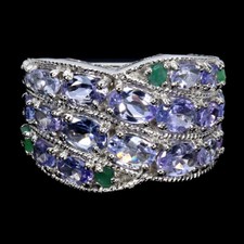 925 Bague en Argent Ovale