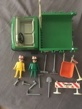 playmobil CAMION DE CHANTIER  avec arrière basculant set de 1975 ou 77  vintage