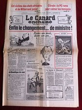 Le Canard Enchainé 15/12/1982; Citroen; le PC rame pour calmer les immigrés