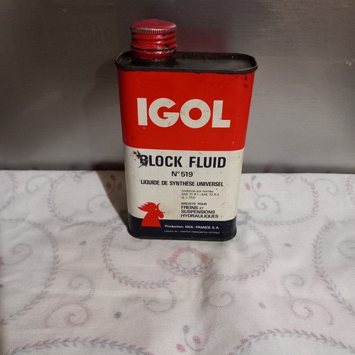 Ancien bidon huile igol - ancien, d'huile