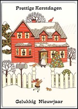 Carte postale vintage Noël et