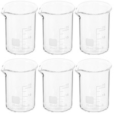 6 Pcs Bécher De Laboratoire