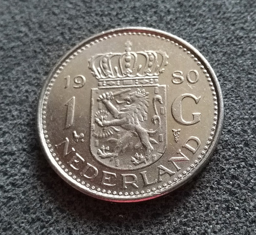 Monnaie pays bas - monnaie, 1980