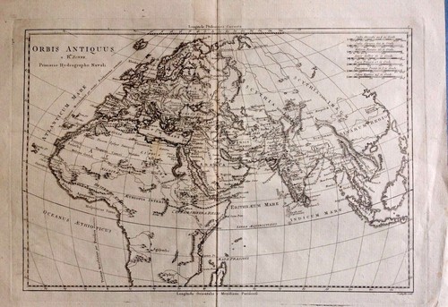World map orbis antiquus - world,