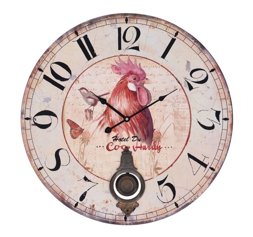 Horloge murale pvc - en,