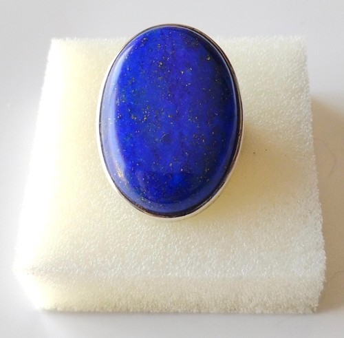 Bague lapis lazuli sur - en,