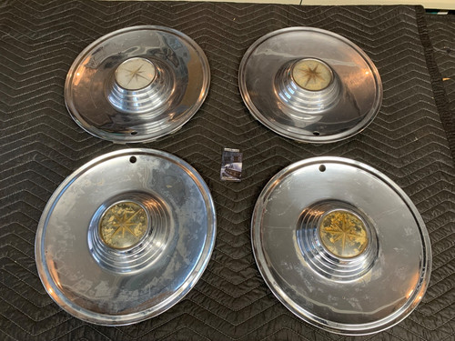 1957 lincoln premier hubcaps - lincoln,