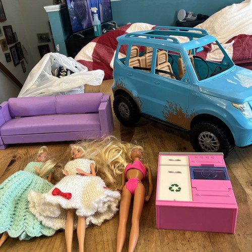 Mattel barbie suv jeep camping - barbie,