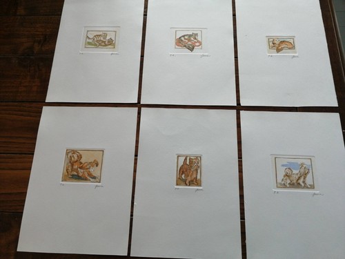 Gravures épreuve auteur - gravures, d'auteur