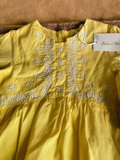 robe neuve tartine et chocolat  SUPERBE jaune lumineux 4 ans promo
