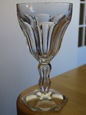 VAL ST LAMBERT CRISTAL LALAING VERRE EAU OU VIN ROUGE BOURGOGNE H 16,2 cm défaut