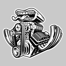 HOTROD MOTEUR V8 ROCKABILLY