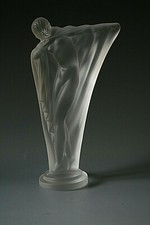 FIGURINE EN VERRE ART DECO