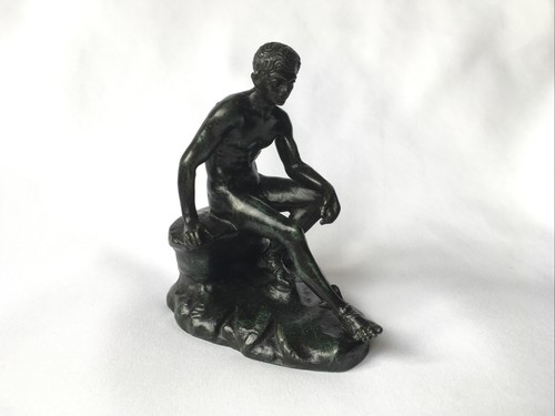 Statuette hermès repos en - statuette,