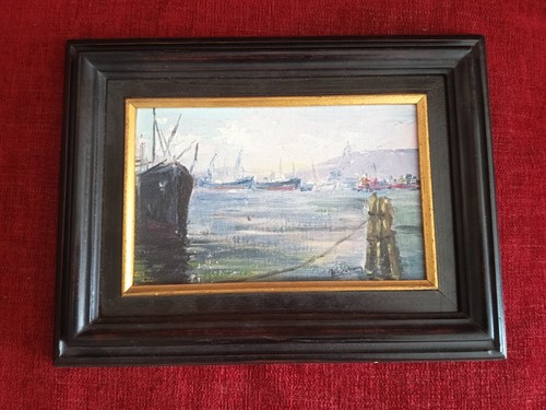 Huile sur toile marouflee - huile,