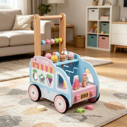 Chariot glace bois - en,